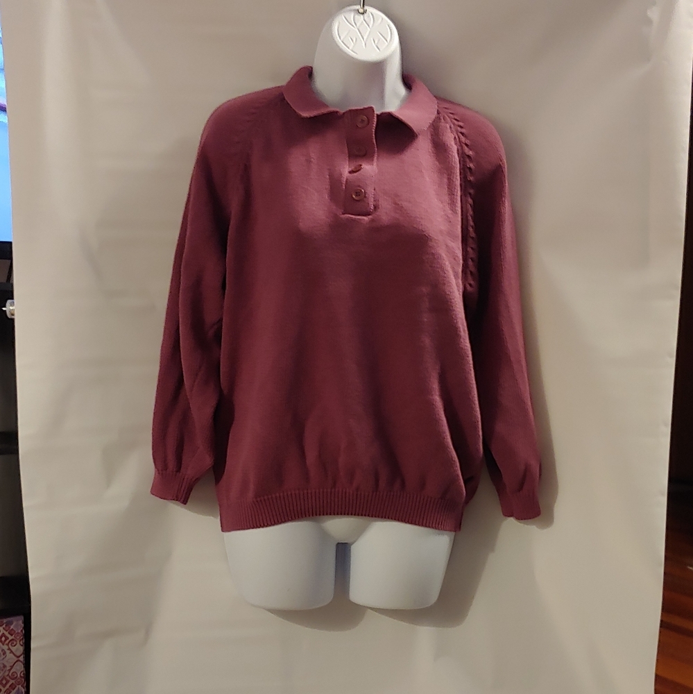 Women's Damart Purple Sweater, 12-14